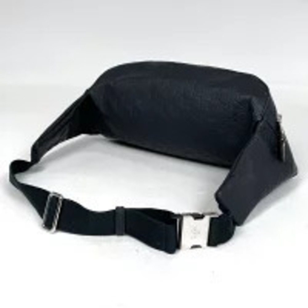 Gucci Belt Leather ssima ssima Shima Bum Crossbody Bag Body Waist Black